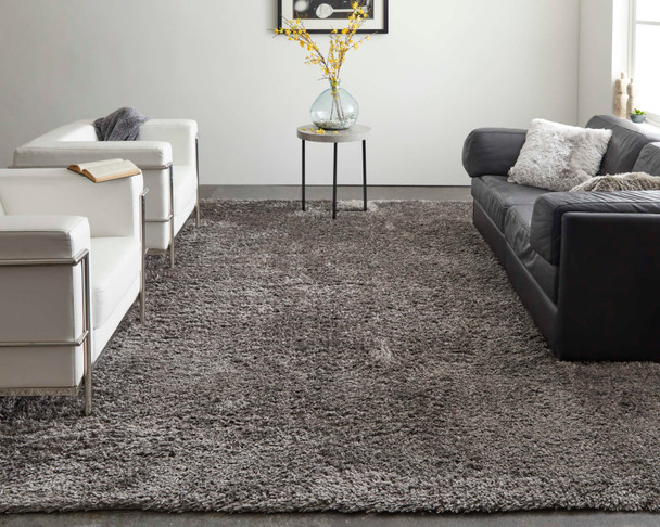 Feizy Darian 39K0F Gray Area Rug