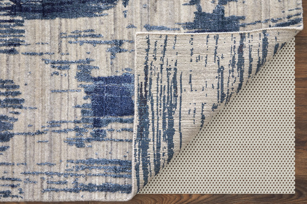 Feizy Eastfield 69AGF Blue Ivory Area Rug