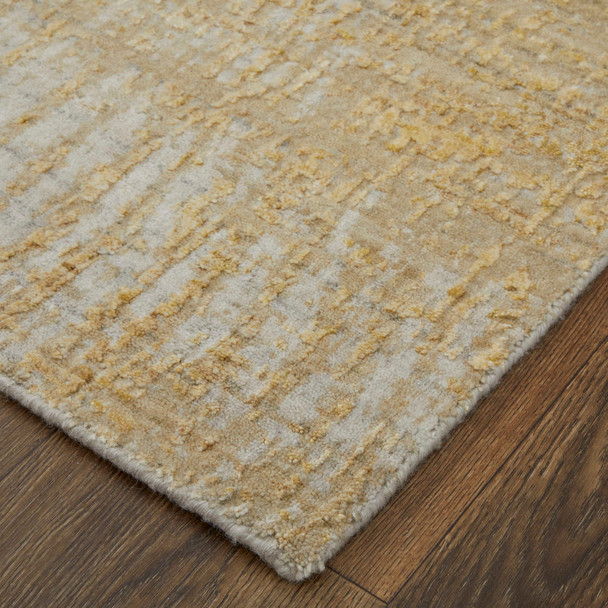 Feizy Eastfield 69FRF Yellow Ivory Gold Area Rug