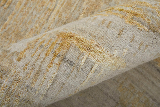 Feizy Eastfield 69FTF Yellow Ivory Gold Area Rug