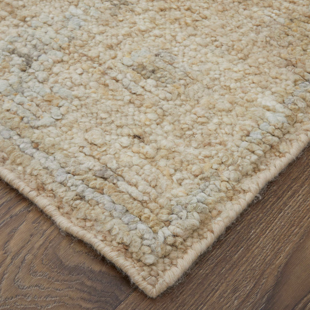 Feizy Grafton 69F8F Tan Gray Ivory Area Rug