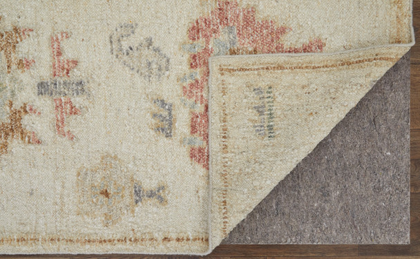 Feizy Grafton 69FLF Ivory Orange Gray Area Rug