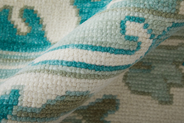 Feizy Karina 69G7F Green Ivory Area Rug