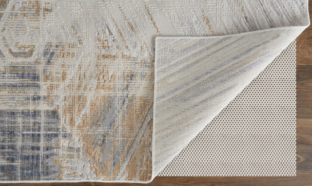 Feizy Laina 39G6F Tan Ivory Gray Area Rug
