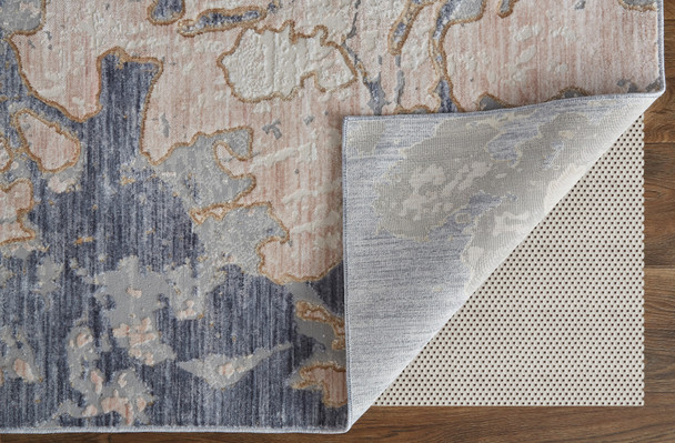 Feizy Laina 39G8F Tan Blue Area Rug