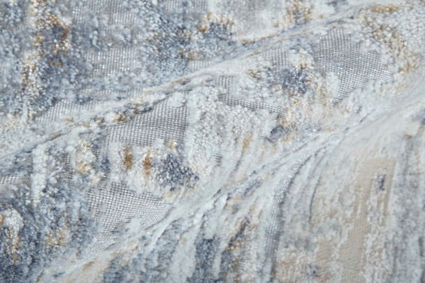 Feizy Laina 39GHF Ivory Gray Blue Area Rug