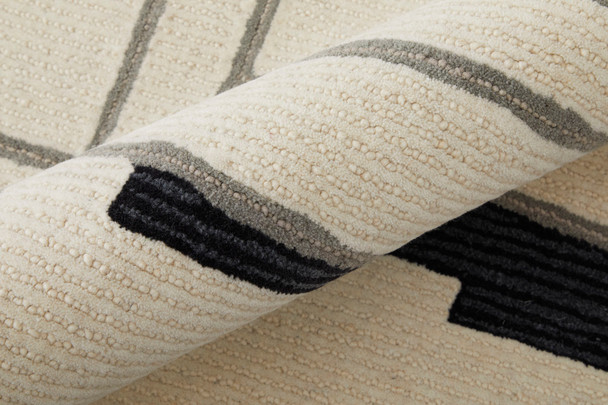 Feizy Maguire 8902F Ivory Gray Taupe Area Rug