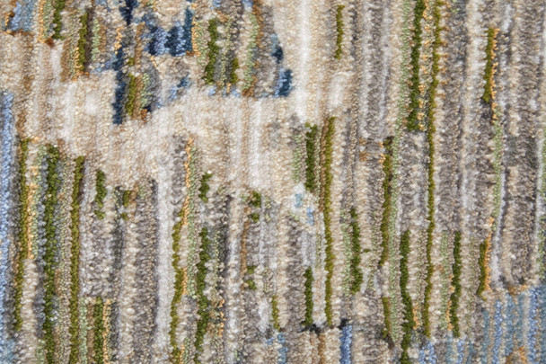 Feizy Melrose 39P3F Green Ivory Blue Area Rug