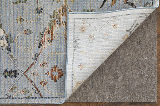 Feizy Melrose 39P4F Blue Green Ivory Area Rug