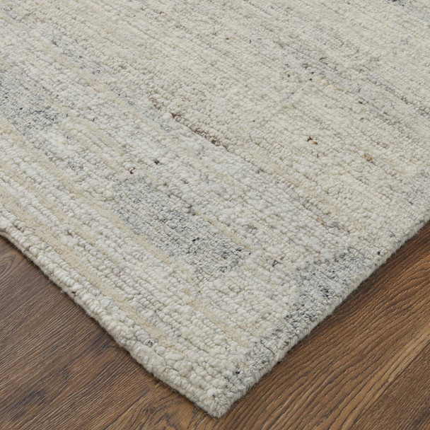 Feizy Navaro 8913F Ivory Gray Blue Area Rug