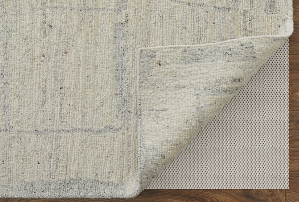 Feizy Navaro 8913F Ivory Gray Blue Area Rug