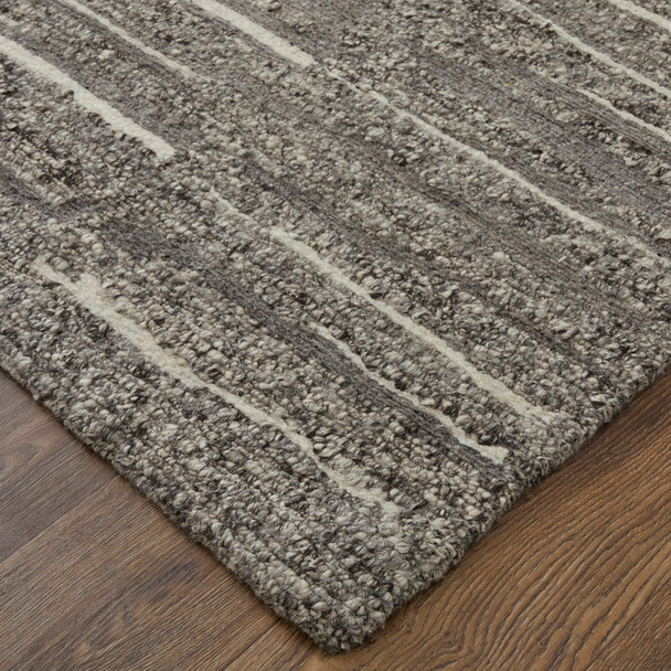 Feizy Navaro 8914F Charcoal Ivory Rug