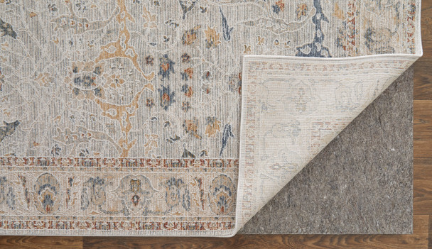 Feizy Pasha 39M4F Ivory Blue Taupe Area Rug