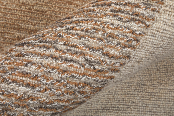Feizy Pollock 8952F Brown Tan Ivory Area Rug