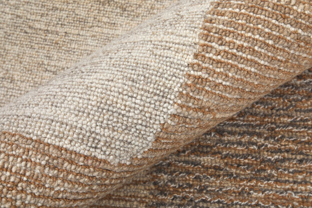 Feizy Pollock 8953F Brown Tan Ivory Area Rug