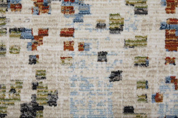Feizy Sonora 39NVF Ivory Green Blue Area Rug