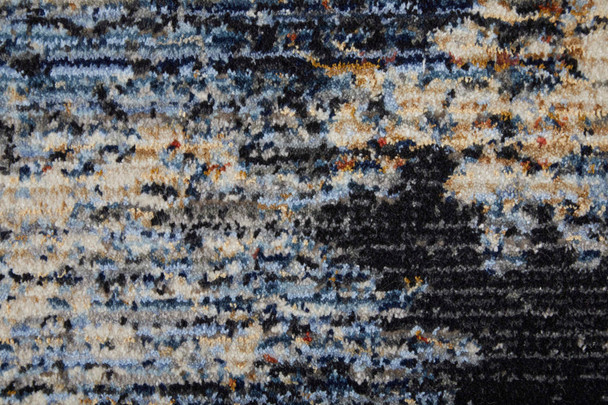 Feizy Sonora 39NWF Tan Blue Gray Area Rug
