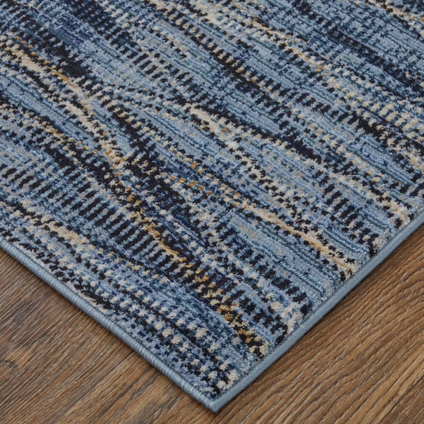 Feizy Sonora 39NXF Blue Ivory Tan Area Rug