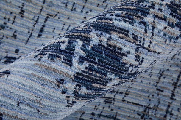 Feizy Sonora 39PLF Blue Black Area Rug