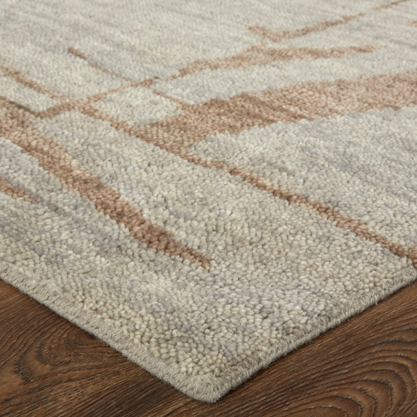Feizy Sutton T6003 Tan Orange Area Rug