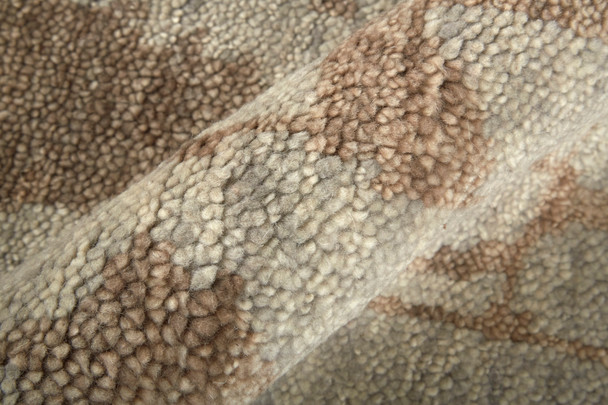 Feizy Sutton T6003 Tan Orange Area Rug