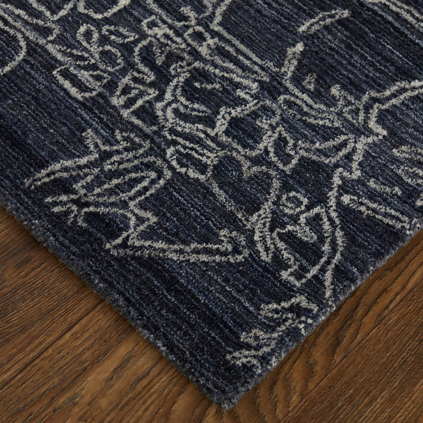 Feizy Whitton 8891F Black Gray Ivory Area Rug