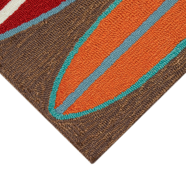 TransOcean Frontporch 1406 19 Surfboards Brown Rug