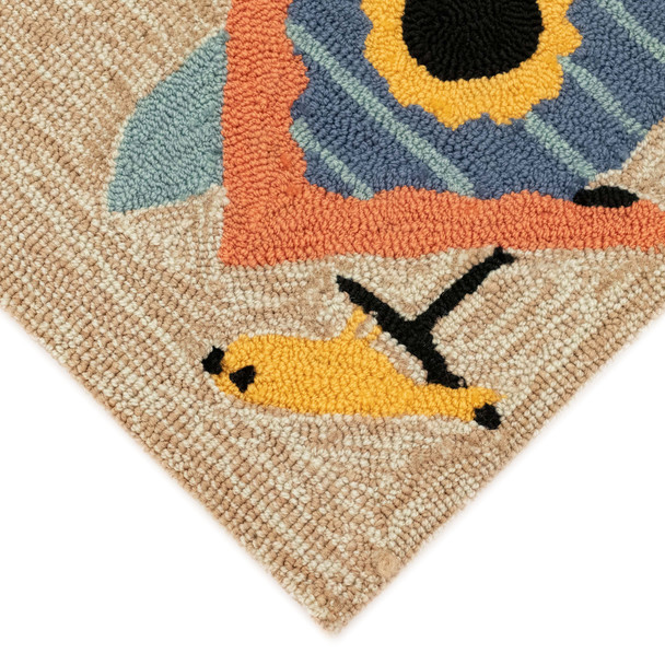 TransOcean Frontporch 1441 44 Birdhouses Multi Rug