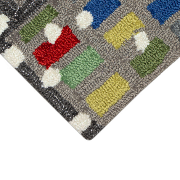 TransOcean Frontporch 1526 44 Holiday Ice Dogs Multi Rug