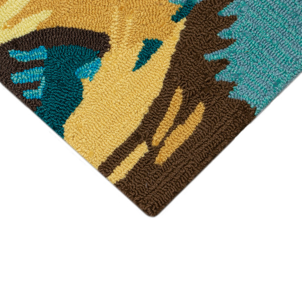 TransOcean Frontporch 1536 44 Tiki Hut Multi Rug