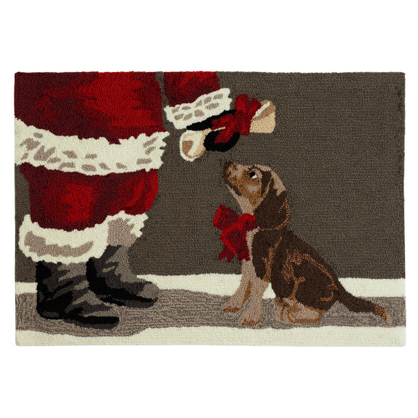 TransOcean Frontporch 4586 47 Good Dog Grey Rug