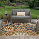 Karastan Cabana R1270 416 Coraline Multi Rug