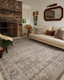 Chris Loves Julia x Loloi Ida IDA-06 Slate Natural Rug