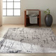 Nourison Calvin Klein CK970 Vapor CK972 Ivory Grey Rug