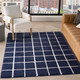 Nourison DKNY West End Ave WTE01 Navy Ivory Rug