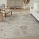 Nourison Home Aldora ALD15 Silver Blue Rug