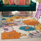 Nourison Home Allur ALR06 Ivory Multicolor Rug
