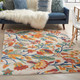 Nourison Home Allur ALR09 Ivory Multicolor Rug