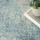 Nourison Home Astra Machine Washable ASW07 Blue Ivory Rug