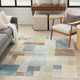 Nourison Home Astra Machine Washable ASW09 Blue Green Multi Rug