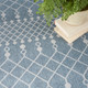 Nourison Home Astra Machine Washable ASW10 Blue Rug