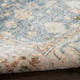 Nourison Home Astra Machine Washable ASW11 Silver Blue Rug