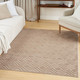 Nourison Home Care Free CAF03 Brown Rug
