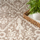 Nourison Home Eco Cycle ECY04 Ivory Mocha Rug