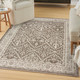 Nourison Home Eco Cycle ECY04 Ivory Mocha Rug
