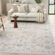 Nourison Home Elegant Heirlooms ELH02 Ivory Grey Rug