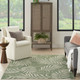 Nourison Home Garden Oasis GOA01 Green Ivory Rug