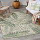 Nourison Home Garden Oasis GOA02 Ivory Green Rug