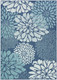 Nourison Home Garden Oasis GOA06 Navy Rug