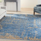 Nourison Home Luna LUN01 Dark Blue Mocha Rug